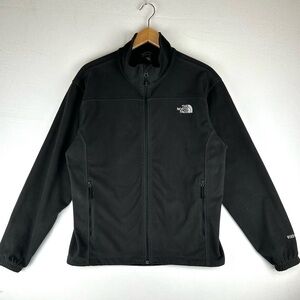 The North Face Men's Windwall Full Zip Jacket Windbreaker Softshell Black Size L